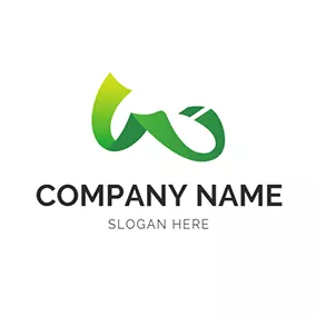 Iロゴ Ribbon Abstract Letter A I logo design