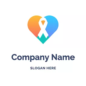 Hope Logo Ribbon Heart logo design