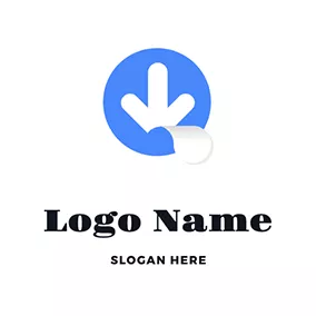 Pfeil Logo Roundness Arrow Mellow Download logo design