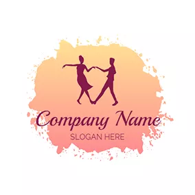 Logo De La Danse Salsa Dancer logo design