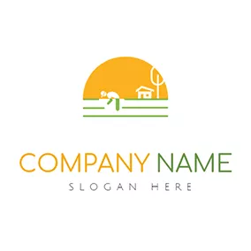 Agriculture Logo Semicircle Rustic Logo logo design