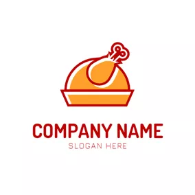 Turkey Logo Service Plate and Turkey logo design