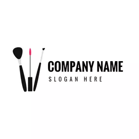 时尚品牌Logo Several Make Up Tools logo design