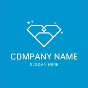 Logo En Diamant Shine and Precious Diamond logo design