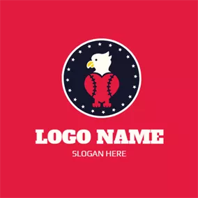 鸚鵡logo Shiny Circle and Unique Parrot logo design