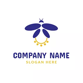 Firefly Logo Shiny Flying Firefly logo design