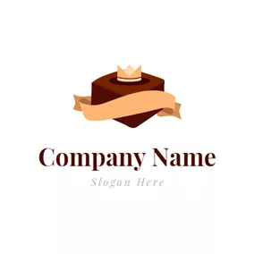 Brownie Logo Silk Ribbon and Brownie logo design