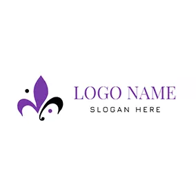 Abstract Logo Simple Abstract Lily logo design