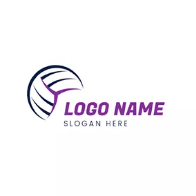 Ball Logo Simple Abstract Netball logo design