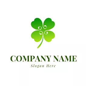 Lucky Logo Simple and Impressive Clover logo design