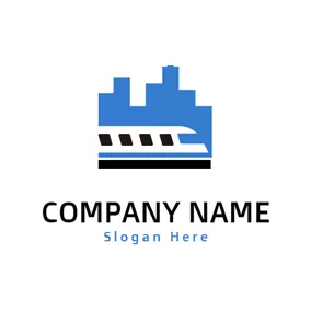 Architecture Logo Simple Architecture and Railway logo design