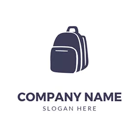Backpack Logo Simple Backpack Logo logo design