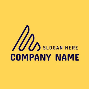 Company & Organization Logo Simple Black Line logo design