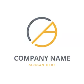 Ca Logo Simple Circle and Unique Letter C A logo design