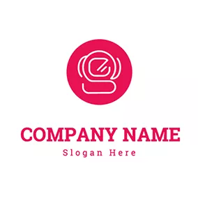 Galaxy Logo Simple Circle Line and Galaxy logo design