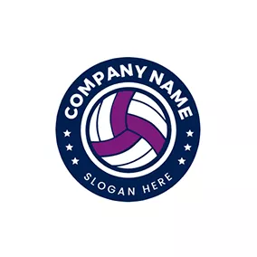 Netball Logo Simple Circle Netball logo design