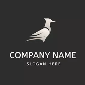 Woodpecker Logo Simple Creative Woodpecker Sign logo design