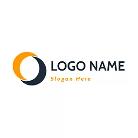 圆形Logo Simple Crescent Round logo design
