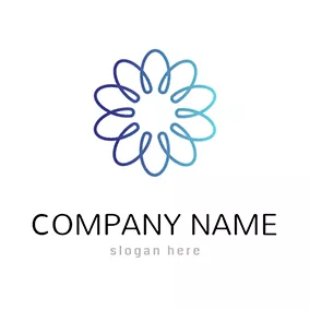 Non-profit Logo Simple Flower Harmony Logo logo design
