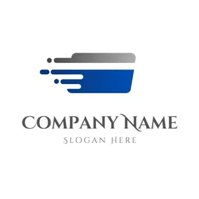 Finance & Insurance Logo Simple Fly Credit Card logo design