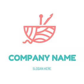 Knitting Logo Simple Knitting Logo logo design