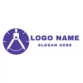 Survey Logo Simple Measuring Apparatus Survey logo design