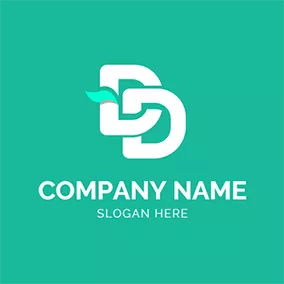 Dd Logo Simple Overlay Letter D D logo design