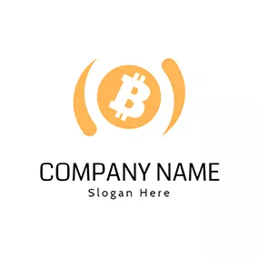 Bitcoin Logo Simple Rotating Circle Bitcoin logo design