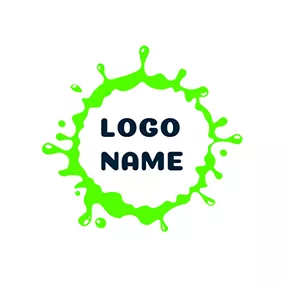 Art - Simple Rounded Slime Decoration logo design