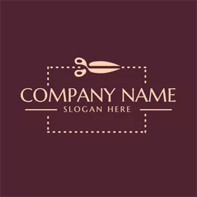时尚 & 美容 Logo Simple Scissor and Tailor logo design