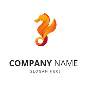 Seahorse Logo Simple Seahorse Logo logo design