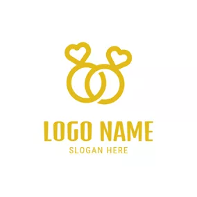 Ring Logo Simple Wedding Ring logo design