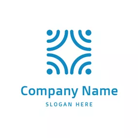 Science & Technology Logo Simple Wifi Icon logo design