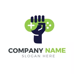 Gaming - Single H& & Gamepad logo design