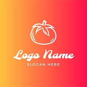 Tomato Logo Single Tomato Icon logo design