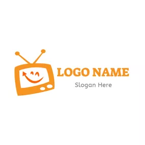 Art - Smile Face  & Orange Tv logo design
