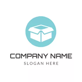 Storage Logo Solid Cardboard Box logo design