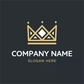 Princess Logo Special Shape Crown logo design