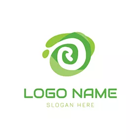 Dr Logo Spiral Abstract Letter D R logo design