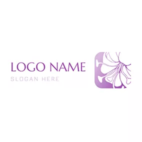 Quadrat Logo Square Abstract Lily logo design