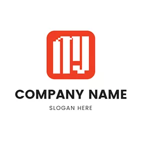 Mj Logo Square and Abstract Letter M J logo design