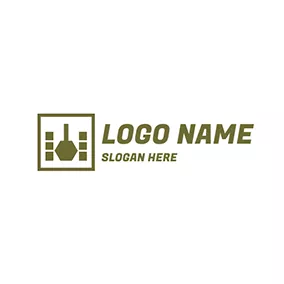 Tank Logo Square and Abstract Tank Logo logo design