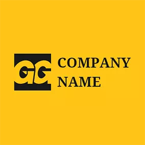 Gg Logo Square Capital Letter G G logo design