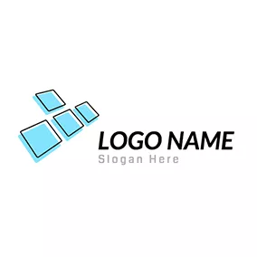 Keyboard Logo Squares Keyboard Logo logo design