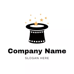 Logótipo Magia Star and Magic Hat logo design