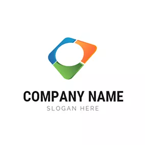 Portal Logo Stereoscopic Pattern Combination Portal logo design