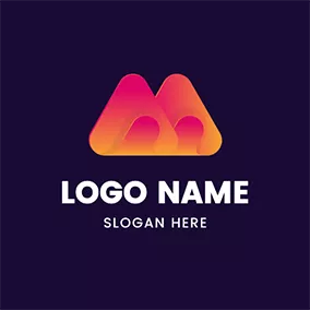 Futuristic Logo Summit Simple Folded Futuristic logo design