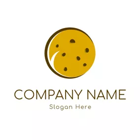 Bakery Logo Sweet Yellow Cookies logo design