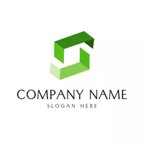 Symmetrical Logos Symmetrical S Shape and Rectangle logo design