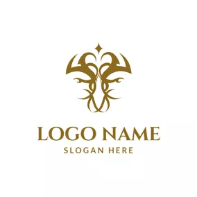 Tribal Logo Symmetry Special Tribe Symbol logo design